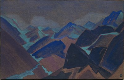 Gletscher von Lahul, 1936 von Nicholas Roerich