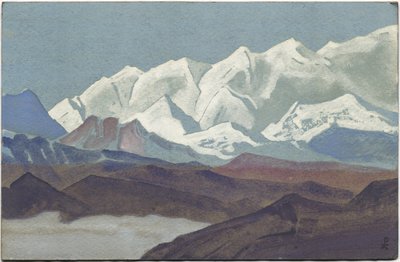 Himalayas, Kanchenjunga-Gebirge von Nicholas Roerich