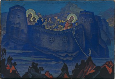 Madonna Laboris, Skizze von Nicholas Roerich