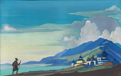 Pilger der Strahlenden Stadt, 1933 von Nicholas Roerich