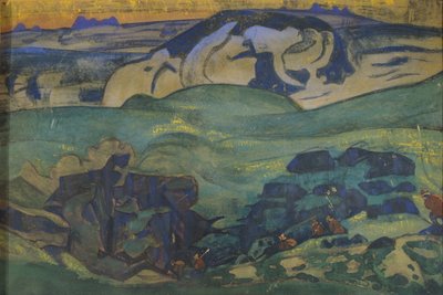 Tchud-Stamm untergetaucht, 1913 von Nikolai Konstantinowitsch Roerich