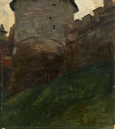 Der Nowgoroder Kreml-Turm, ca. 1903 von Nikolai Konstantinowitsch Roerich