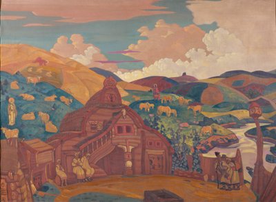 Die drei Freuden, 1916 von Nikolai Konstantinowitsch Roerich
