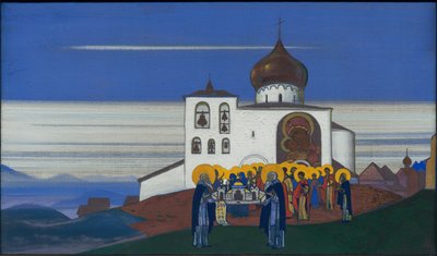 Zvenigorod, 1933 von Nicholas Roerich
