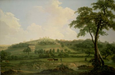 Ansicht von Oakage Hall, Colwich von Nicholas Thomas Dall