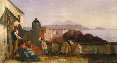 Neapel von Mergellina aus von Nicola Palizzi