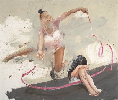 Kauerndes Mädchen, 2022 von Nicola Pucci