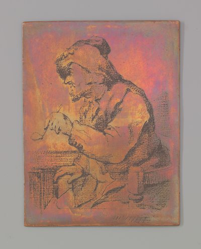 Mann mit Pfeife von Nicolaas Gerhard van Huffel