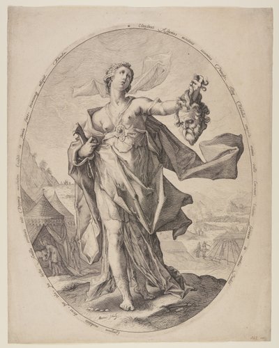 Judith mit dem Kopf des Holofernes von Nicolaes Braeu