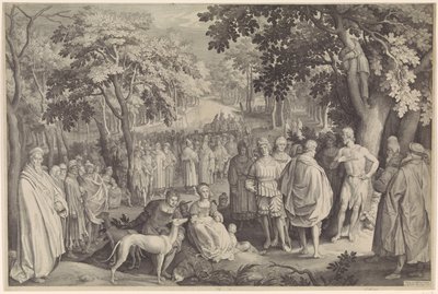 Predigt von Johannes dem Täufer von Nicolaes de Bruyn