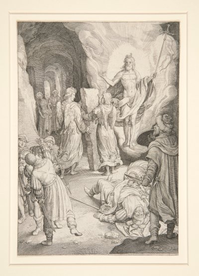 Die Auferstehung (Passionsserie) von Nicolaes de Bruyn
