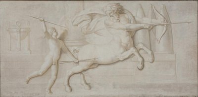Achilles und der Zentaur Cheiron von Nicolai Abildgaard