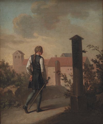 Niels Klim in Potu von Nicolai Abildgaard