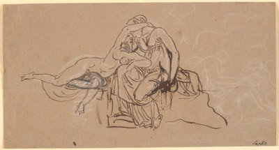 Sappho und die Mytilenerin von Nicolai Abildgaard