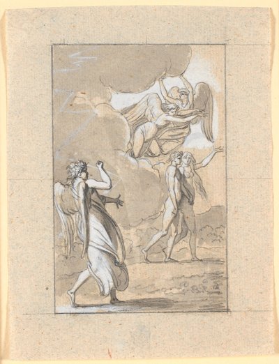 Vertreibung aus dem Paradies von Nicolai Abildgaard