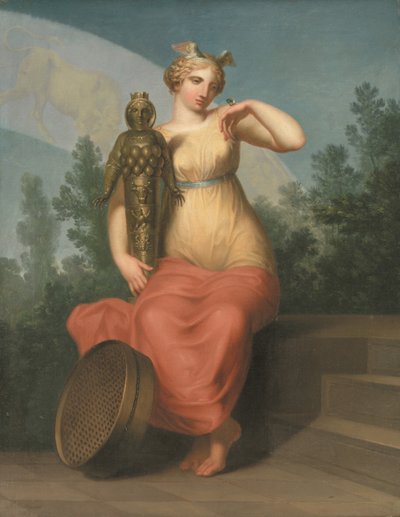 Philosophie. Allegorische Figur, 1800 von Nicolai Abraham Abildgaard