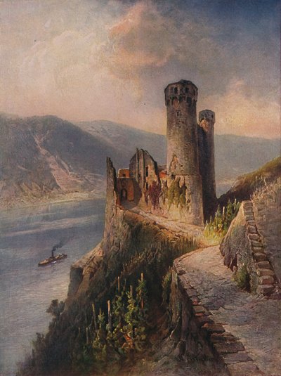 Ruine Ehrenfels, Burg Ehrenfels, 1923 von Nicolai Astudin