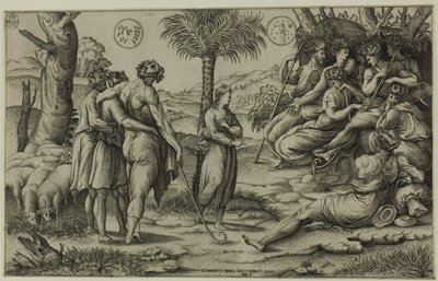 Joseph erklärt seine Träume von Nicolas Beatrizet