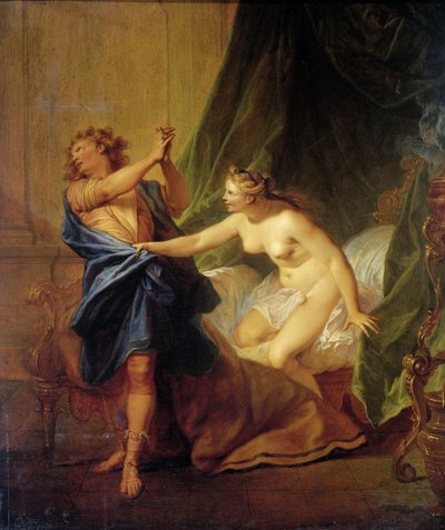 Joseph und Potiphars Frau von Nicolas Bertin