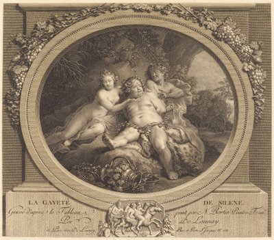 Die Fröhlichkeit des Silenus von Nicolas Delaunay after Nicolas Bertin