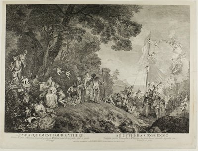 Wallfahrt zur Insel Kythera von Nicolas Henri Tardieu