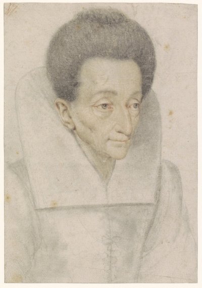 Porträt einer alten Frau von Nicolas Lagneau
