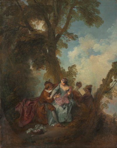 Liebeserklärung, ca. 1720 von Nicolas Lancret