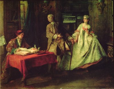 Galante Stunde von Nicolas Lancret