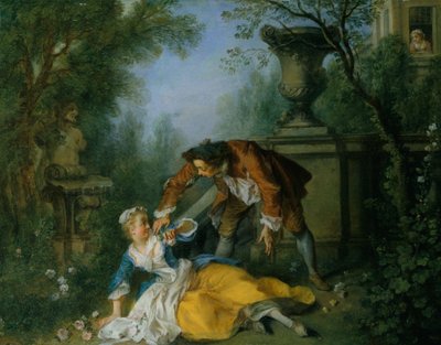 Der gerechtfertigte Diener, ca. 1740 von Nicolas Lancret