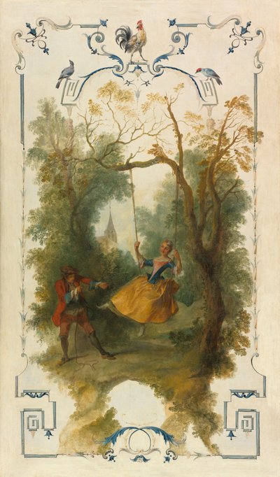 Die Schaukel, ca. 1723-27 von Nicolas Lancret