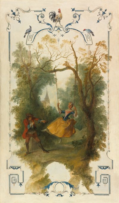 Die Schaukel, ca. 1723-1727 von Nicolas Lancret