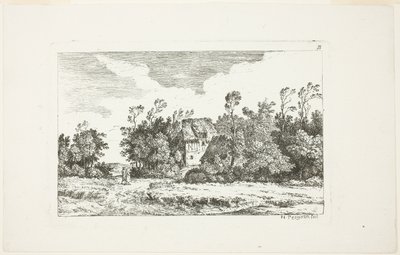 Landschaft, aus Deuxieme Cahier de Paysage von Nicolas Perignon