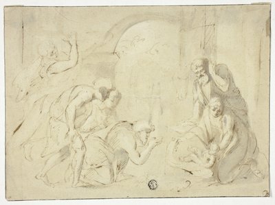 Anbetung der Hirten von Nicolas Poussin