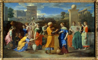Eliezer und Rebekka von Nicolas Poussin