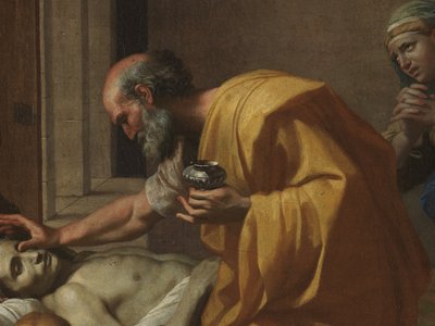 Letzte Ölung, aus den Sieben Sakramenten, 1638-40 von Nicolas Poussin