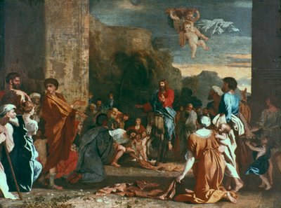 Jesus zieht in Jerusalem ein, ca. 1630 von Nicolas Poussin