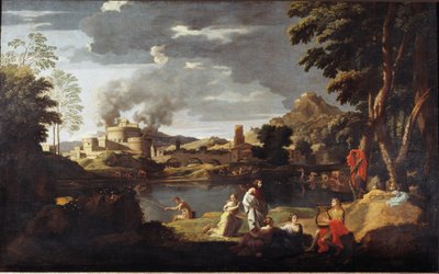 Orpheus und Eurydike von Nicolas Poussin