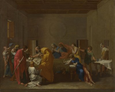 Sieben Sakramente: Letzte Ölung, ca. 1637-1640 von Nicolas Poussin