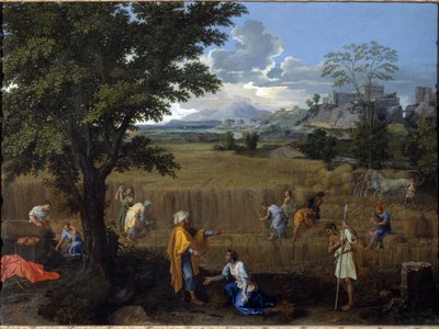Sommer oder Ruth und Boas von Nicolas Poussin