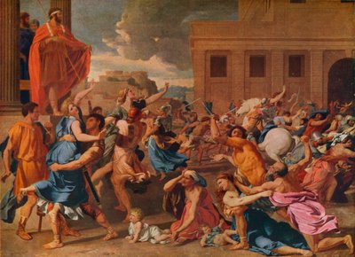 Die Entführung der Sabinerinnen von Nicolas Poussin