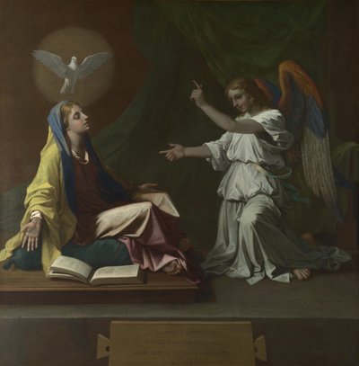 Die Verkündigung, 1657 von Nicolas Poussin