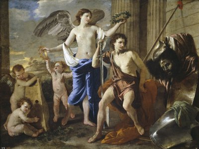 Der Triumph Davids, 1630 von Nicolas Poussin