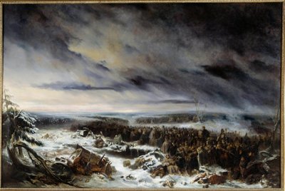 Episode des russischen Rückzugs von Nicolas Toussaint Charlet
