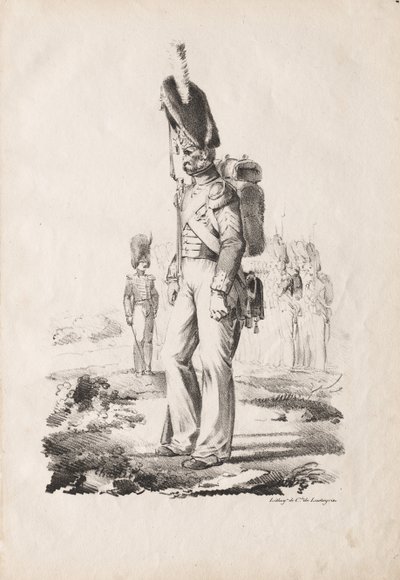 Militärische Kostüme: Infanteriesergeant von Nicolas Toussaint Charlet
