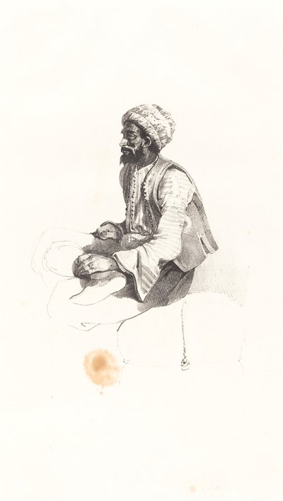 Sitzender Türke von Nicolas Toussaint Charlet