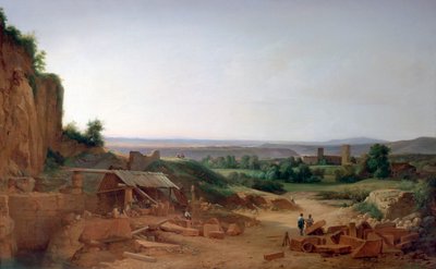 Steinbruch um Lyon von Nicolas Victor Fonville