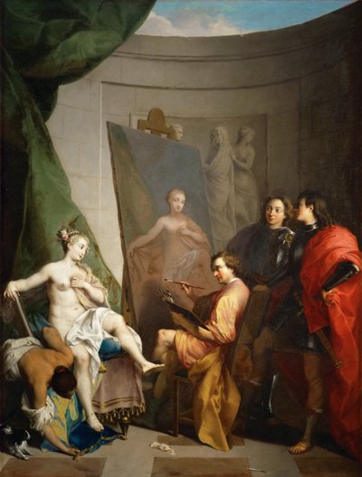 Apelles malt Campaspe von Nicolas Vleughels