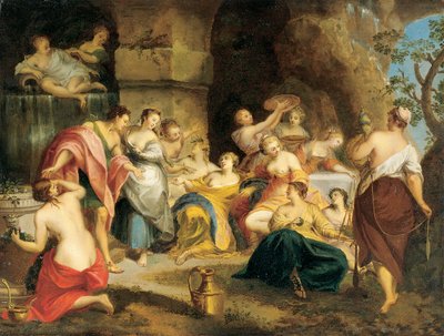 Telemach auf der Insel der Kalypso von Nicolas Vleughels