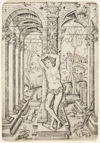 Heiliger Sebastian von Nicoletto da Modena
