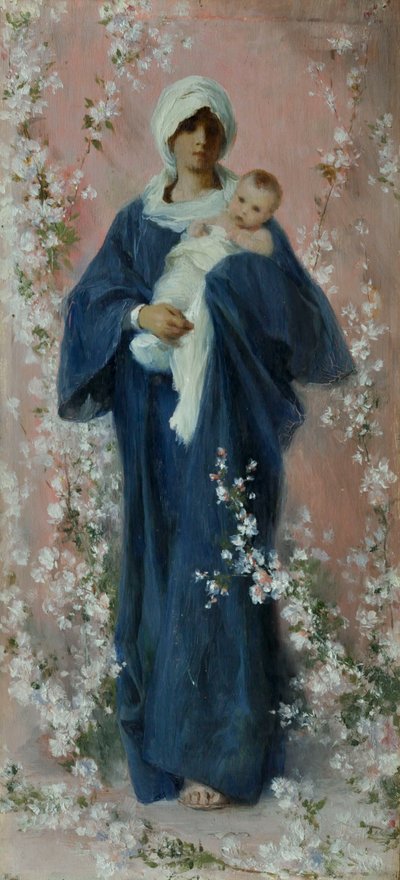 Frühlingsmadonna von Nicolo Barabino